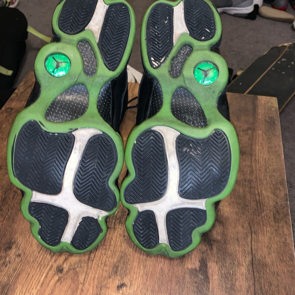 Jordan 13 altitude Green Black size 12 - Picture 3 of 5